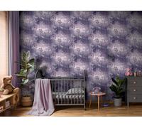 Arthouse Damselfly Purple Wallpaper