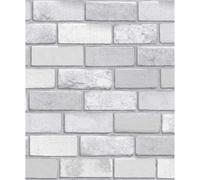 Arthouse Diamond Brick Silver Glitter Textured Vinyl walppaper Modern Wallpaper
