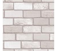 Arthouse Diamond Brick Wall Glitter Vinyl Faux Effect Textured Wallpaper