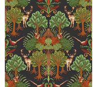 Arthouse DID Nordic Deer Forest Black Wallpaper Arthouse Black