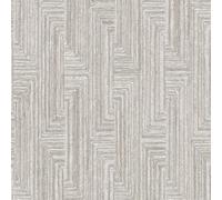 Arthouse DID Retro String Motif Grey Wallpaper Arthouse Grey
