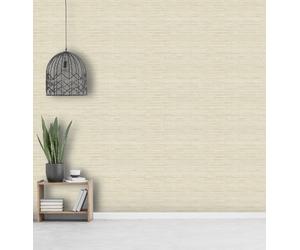 Arthouse Esselle Ginkgo Plain Wallpaper - Beige