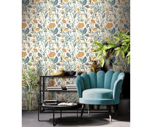 Arthouse Esselle Lush Paradise Wallpaper - Blue