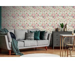 Arthouse Esselle Lush Paradise Wallpaper - Pink