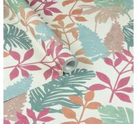 Arthouse Fun Leaf Soft Multi Wallpaper