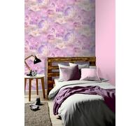 Arthouse Galaxy Unicorn Blush Pink Wallpaper