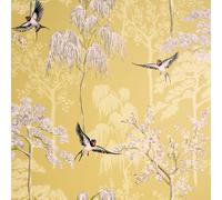 Arthouse Garden Wallpaper in Yellow Arthouse Yellow
