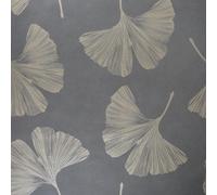 Arthouse Ginkgo Leaf Mocha Wallpaper Metallic Gold Effect Modern Vinyl