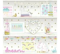 Arthouse Girl's Life Multicolour Wallpaper