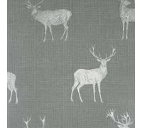 Arthouse Heritage Stag Grey Silver Metallic Textured Wallpaper 909608