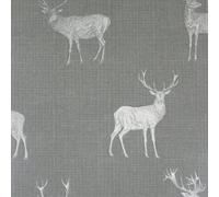 Arthouse Heritage Stag Grey/silver Wallpaper