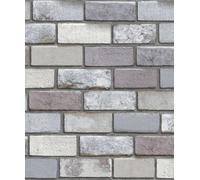 Arthouse Industrial Brick Grey Wallpaper 698800
