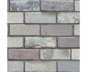 Arthouse Industrial Pastel Grey Stone 3D Brick Wall Effect Wallpaper 698800