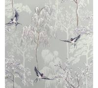 Arthouse Japanese Garden Grey Wallpaper