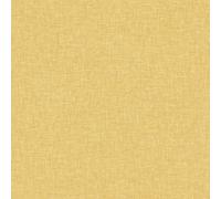 Arthouse Mustard Yellow Textured Linen Wallpaper - Subtle Sheen Bounces Light Back Into The Room - Designed to Look Like Fabric - Feature Wall or All Over - Great Wallpaper Choice for Any Room 676009