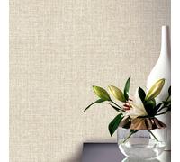 Arthouse Luxe Hessian Taupe Wallpaper for Living Spaces & Feature Walls, 53 cm x 10.05 m Roll, 295402