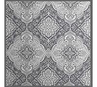 Arthouse Luxe Medallion Black/Silver 295700 Wallpaper