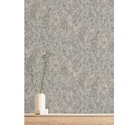 Arthouse Marble Patina Soft Gold Embossed Metallic Highlights Wallpaper - Charcoal