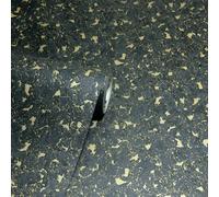 Arthouse Metallic Gold Charcoal Black Textured Vinyl Wallpaper Industrial Marble