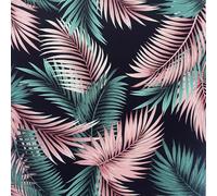 Arthouse Miami Tropics Navy Blue & Green Wallpaper, Exotic Design with an Array of Greens on a Rich Navy Background, 921407