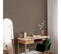 Arthouse Moorish Mosaic Brown Wallpaper