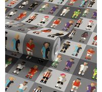 Arthouse Multicoloured Football Heroes Children's Smooth Wallpaper
