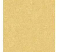 Arthouse Mustard Yellow Textured Linen Wallpaper - Subtle Sheen Bounces Light Back Into The Room - Designed to Look Like Fabric - Feature Wall or All Over - Great Wallpaper Choice for Any Room 676009
