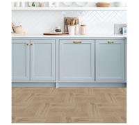 Arthouse Natural Wood Floor Tile Cream Wallpaper