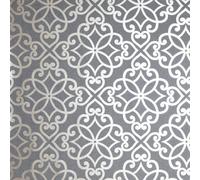 Arthouse Ornate Motif Charcoal & Rose Gold