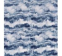 Arthouse Painted Canvas Navy Wallpaper