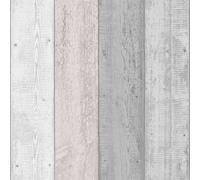 Arthouse Painted Wooden Panel Wallpaper Grey And Blush Pink 902809