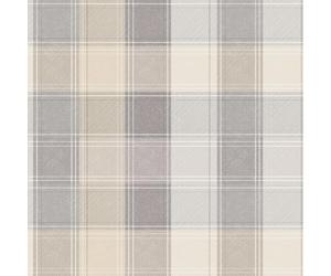 Arthouse Paste The Paper Wallpaper Country Check Grey 901902 Full Roll