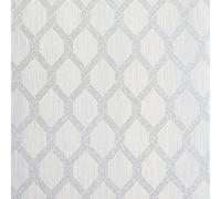 Arthouse Radiance Trellis Silver Wallpaper 298504 - Vinyl Texture Geometric