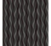 Arthouse Ribbon Geo Black Wallpaper Geometric Pattern Grey Silver Modern