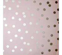 Arthouse Rose Gold Dotty Blush - Dotty Design - Matt Background - Soft Pink Tone - Rose Gold Polka Dots - for Living Spaces & Feature Walls - Easy to Apply - Paste The Paper - 685000