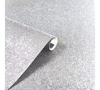 Arthouse Sequin Sparkle Silver Wallpaper for Living Spaces & Feature Walls, 6m x 0.53m Roll, 900900, Full Roll