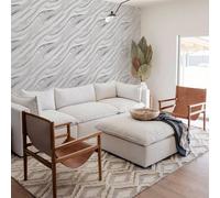 Arthouse Soft Mineral Wallpaper in Silver Arthouse Silver