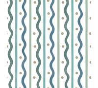 Arthouse Squiggle Stripe Blue Green Wallpaper
