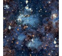 Arthouse Stardust Charcoal Blue Galaxy Wallpaper Children's Room Feature Wall