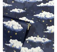 Arthouse Stars And Clouds Navy Wallpaper