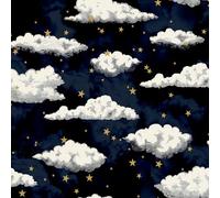 Arthouse Wallpaper Stars and Clouds Navy 923907