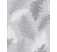 Arthouse Sussaro Feather Grey Wallpaper
