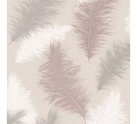 Arthouse Sussurro Feather Wallpaper in Pink Arthouse Pink