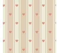 Arthouse Sweetheart Stripe Beige & Blush Pink Wallpaper