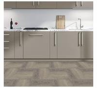 Arthouse Taupe Wood Effect Floor Tile Cream Wallpaper