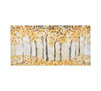 Arthouse Tree Ochre Canvas Art (H)40Cm X (W)80Cm
