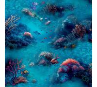 Arthouse Under The Sea Blue Colourful Fish Print Wallpaper 923808