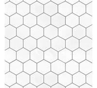 Arthouse Wall Tile Hexagon 30.5X30.5Cm White (5 Tiles Per Pack) - Sw30