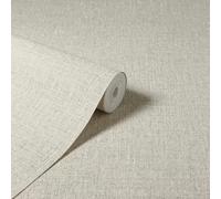 Arthouse Luxe Hessian Taupe Wallpaper for Living Spaces & Feature Walls, 53 cm x 10.05 m Roll, 295402
