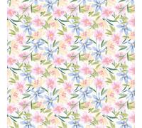 Arthouse Pink/blue Flowers Leaves Floral Wallpaper 100373Ah Living Room /hallway/any Room